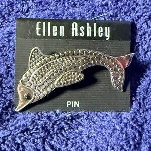 Silver Dolphin Pin